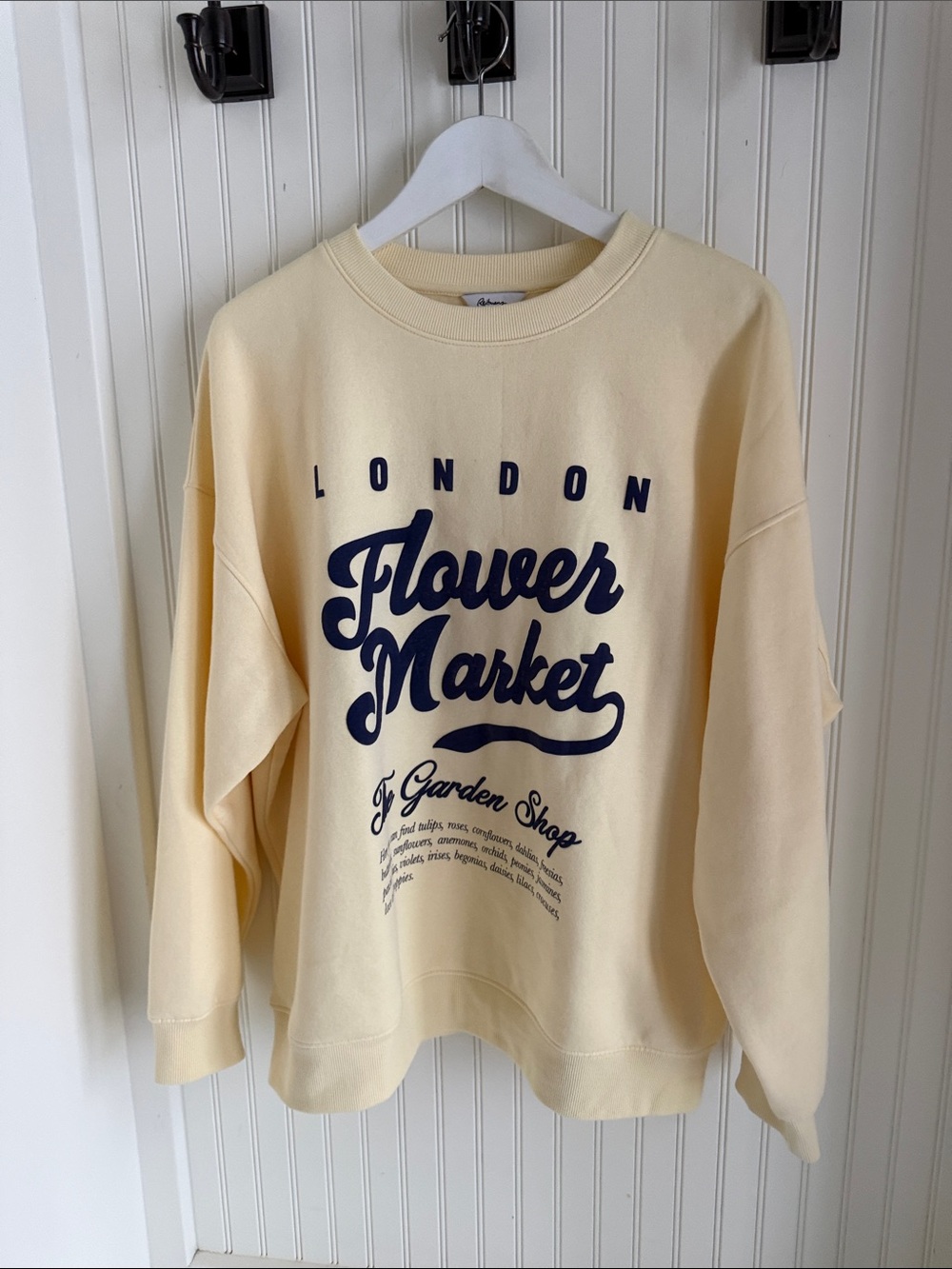 Reitmans London Flower Market Yellow Fleece Lined Sweater - Picture 2 of 6